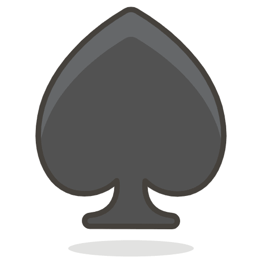 Spade Suit Emoji from Emoji - Free Set