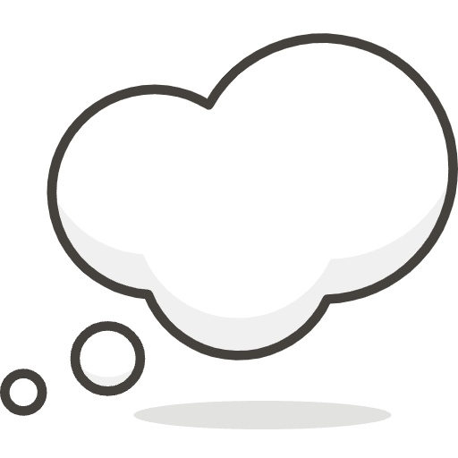 Thought Balloon Emoji from Emoji - Free Set