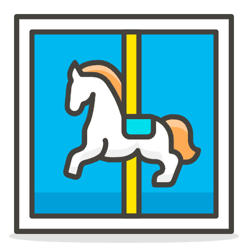 Carousel Horse Emoji from Emoji - Free Set