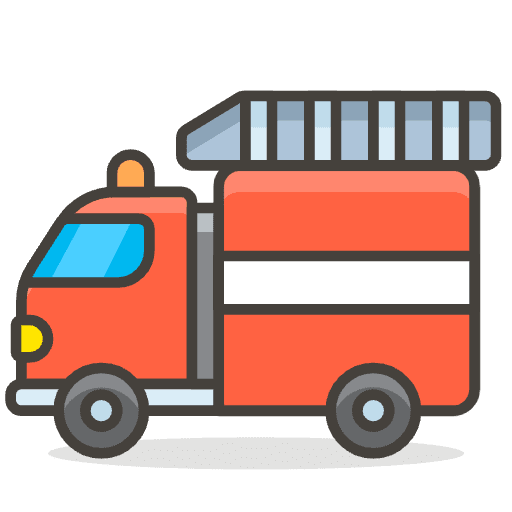 Fire Engine Emoji from Emoji - Free Set