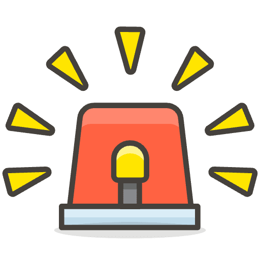 Police Car Light Emoji from Emoji - Free Set