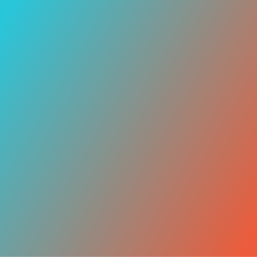 Turquoise Red Vibrant Element from Gradient BG - Free Set