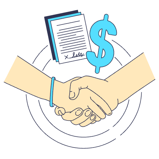 Business Deal Illustration from Free illustrations Set
