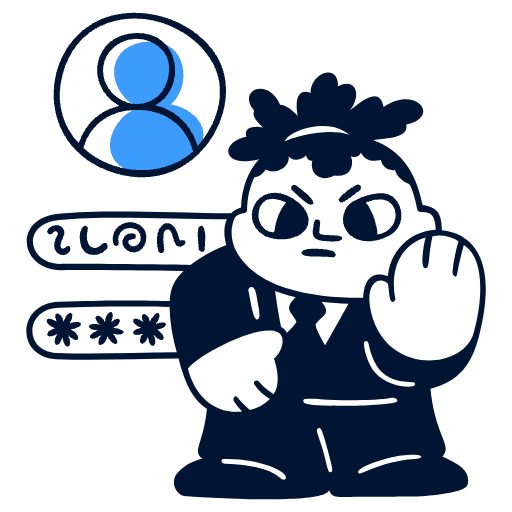 Protect Privacy 2 Illustration from Free illustrations Set