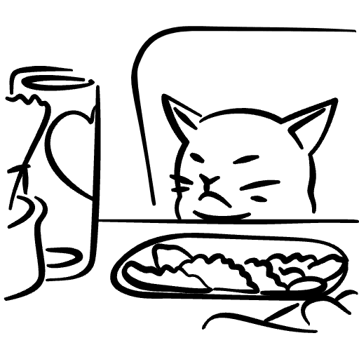Cat Getting Pointed At Hand Drawn Element from Memes - Free Set