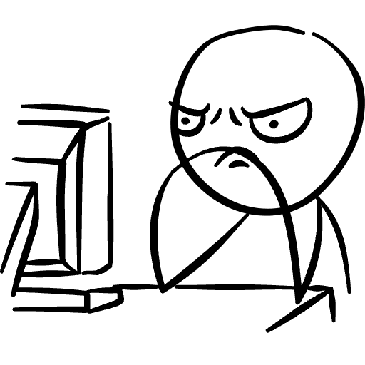 Computer Guy Meme Hand Drawn Element from Memes - Free Set