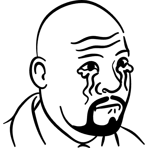 Crying Jordan Hand Drawn Element from Memes (Free) Set