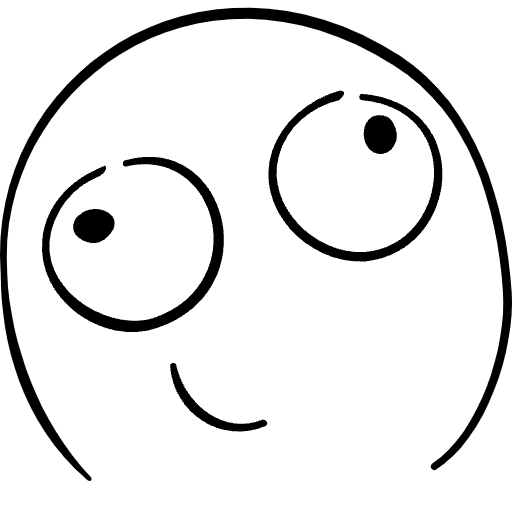 Derp Face Hand Drawn Element from Memes (Free) Set