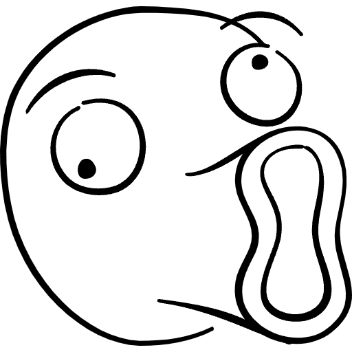 Joker Face Hand Drawn Element from Memes (Free) Set