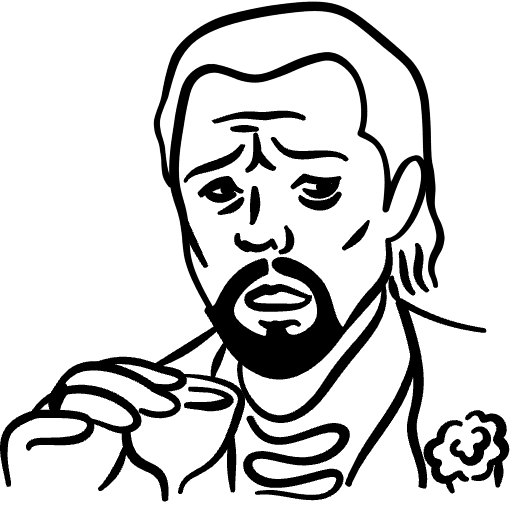 Leo Laughing Hand Drawn Element from Memes (Free) Set