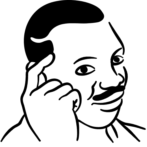 Roll Safe Hand Drawn Element from Memes (Free) Set