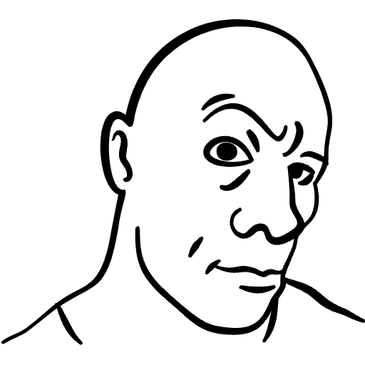 The Rock Hand Drawn Element from Memes - Free Set