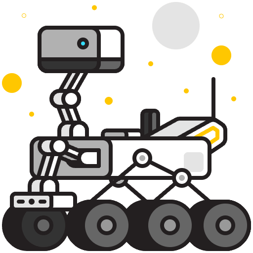 Mars Rover Illustration from Free illustrations Set