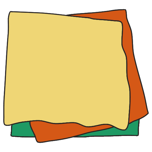 Note Pad Color Border 4 Element from Sticky Notes - Free Set