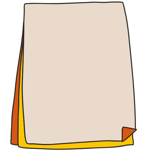 Note Pad Flip Color Border 2 Element from Sticky Notes - Free Set