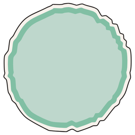 Note Pad Sheet Freeform Circle Color Border Element from Sticky Notes - Free Set