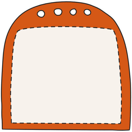 Note Pad Sheet Freeform Hole Color Border Element from Sticky Notes - Free Set