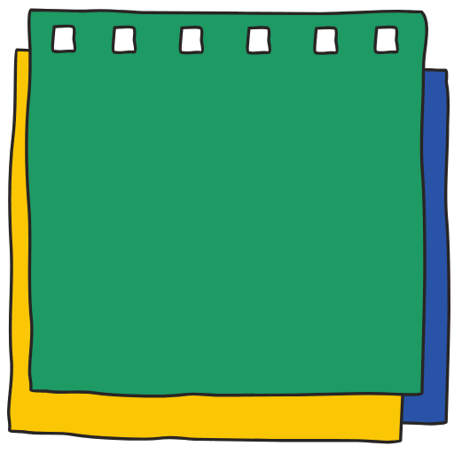 Note Pad Sheet Hole Color Border 2 Element from Sticky Notes - Free Set