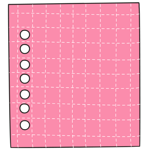 Note Pad Sheet Hole Color Border 4 Element from Sticky Notes - Free Set