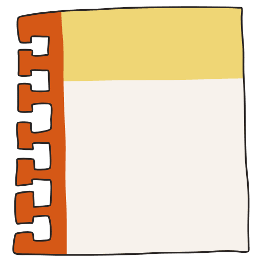 Note Pad Sheet Tear Color Border 2 Element from Sticky Notes - Free Set