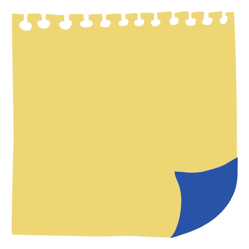 Note Pad Flip Color Borderless 1 Element from Sticky Notes - Free Set