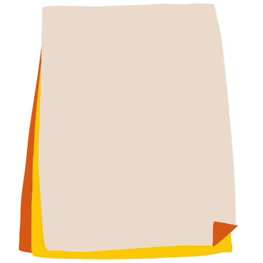 Note Pad Flip Color Borderless 2 Element from Sticky Notes - Free Set