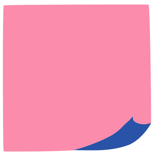 Note Pad Flip Color Borderless 6 Element from Sticky Notes - Free Set