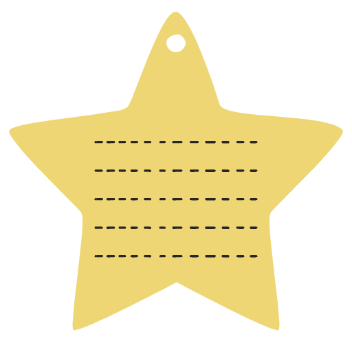 Note Pad Sheet Freeform Hole Star Color Borderless Element from Sticky Notes - Free Set