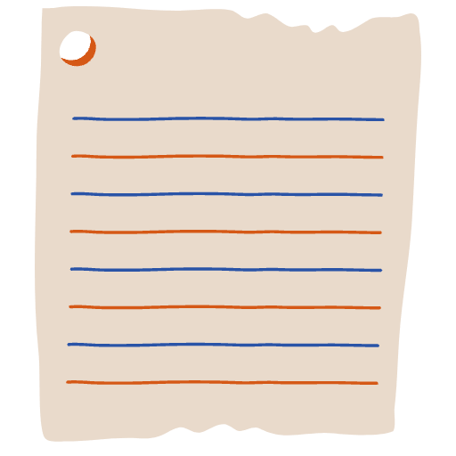 Note Pad Sheet Hole Color Borderless 1 Element from Sticky Notes - Free Set