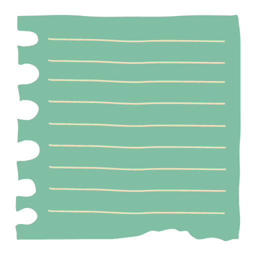 Note Pad Sheet Tear Color Borderless 6 Element from Sticky Notes - Free Set