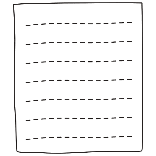 Note Pad Black White 2 Element from Sticky Notes - Free Set