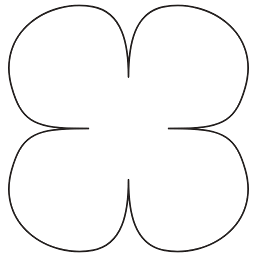 Note Pad Sheet Freeform Flower Black White 2 Element from Sticky Notes - Free Set