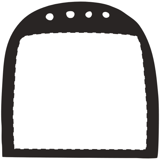 Note Pad Sheet Freeform Hole Black White Element from Sticky Notes - Free Set