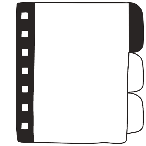 Note Pad Sheet Hole Black White 6 Element from Sticky Notes - Free Set