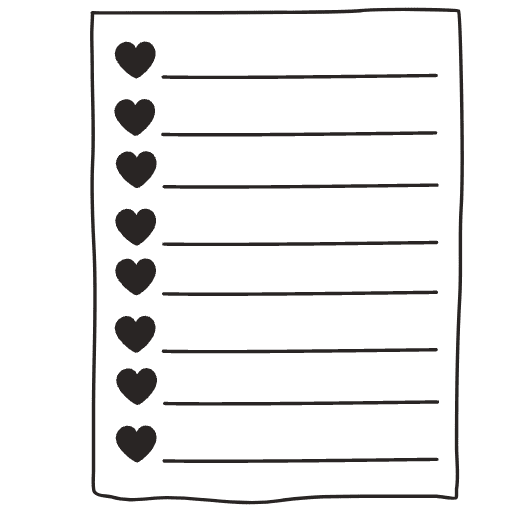 Note Pad Sheet List Black White 1 Element from Sticky Notes - Free Set