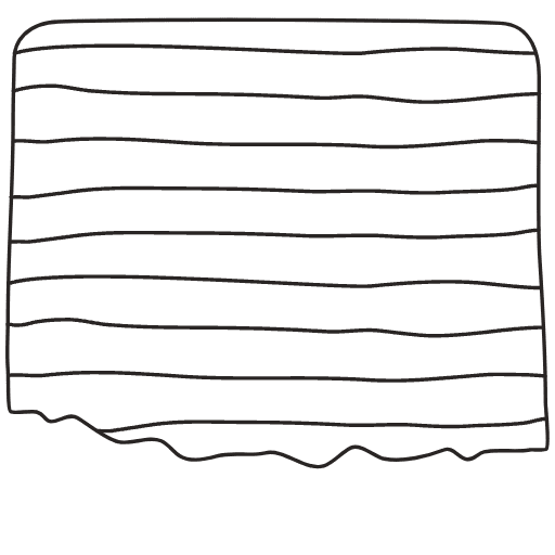 Note Pad Sheet Tear Black White 11 Element from Sticky Notes - Free Set