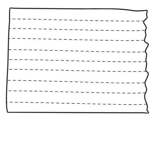 Note Pad Sheet Tear Black White 14 Element from Sticky Notes - Free Set