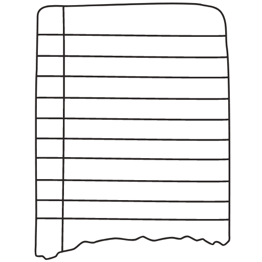 Note Pad Sheet Tear Black White 15 Element from Sticky Notes - Free Set