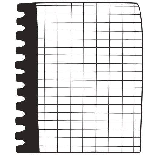 Note Pad Sheet Tear Black White 24 Element from Sticky Notes - Free Set