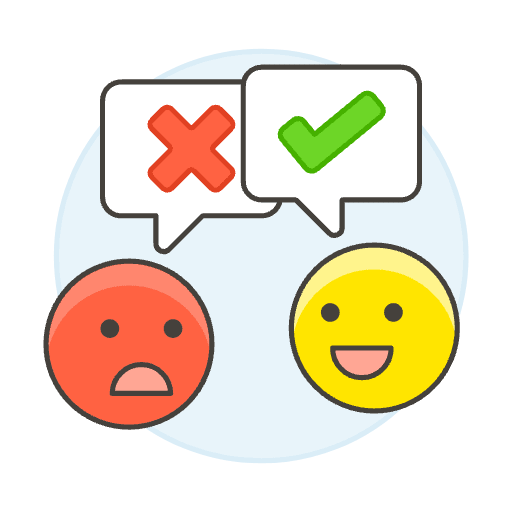 Emoji Discuss Illustration from 150 Free illustrations Set