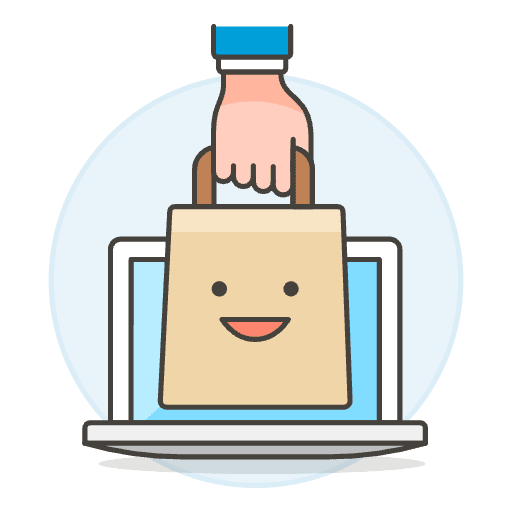 Online Shop Laptop 1 Illustration from 150 Free illustrations Set