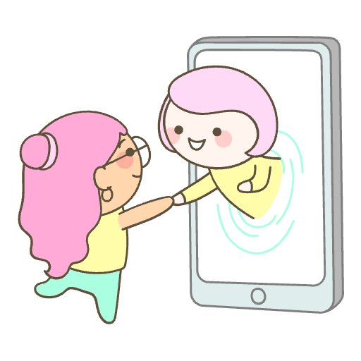 Facetime Meeting Illustration from Seoul - Free Set
