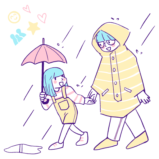 Families All Types 1 Illustration from Djakarta - Free Set