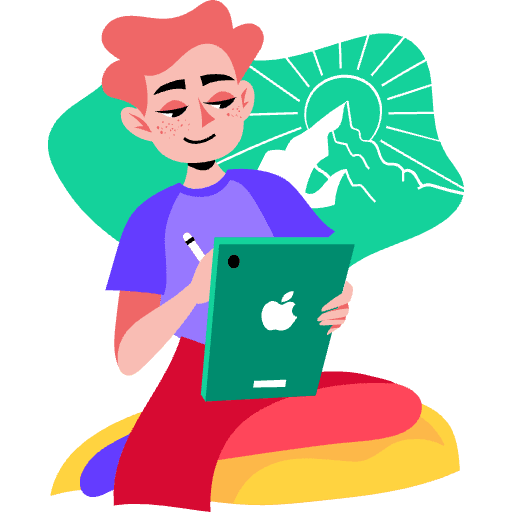 Illustrator Drawing Illustration from Sofia - Free Set