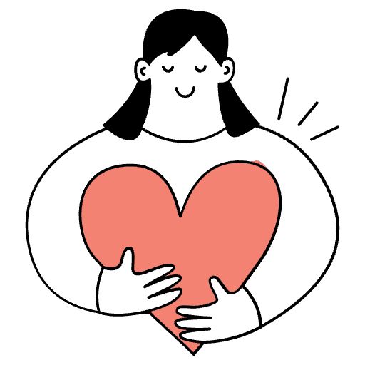 Love Heart Illustration from Sketchvalley Set