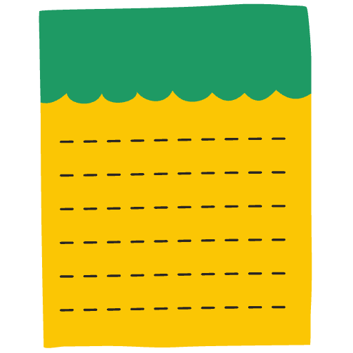 Note Pad Color Borderless 13 Element from Sticky Notes (Flat) Set