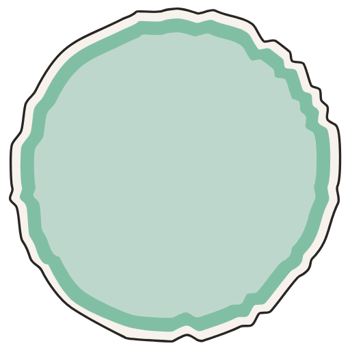 Note Pad Sheet Freeform Circle Color Border Element from Sticky Notes (Classic) Set