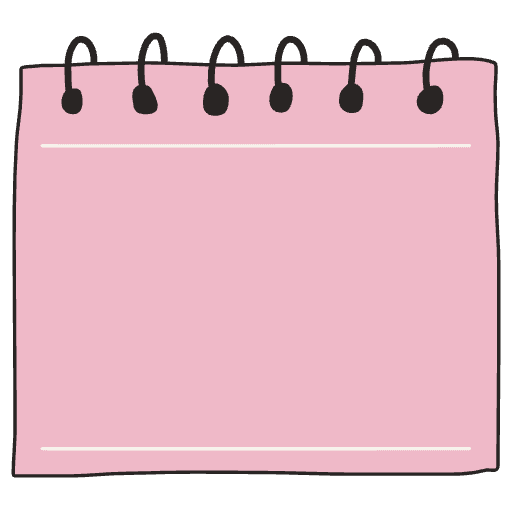 Note Pad Sheet Hoop Color Border 2 Element from Sticky Notes (Classic) Set