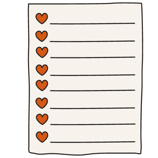 Note Pad Sheet List Color Border 1 Element from Sticky Notes Classic - Free Set