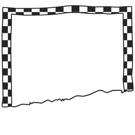 Note Pad Sheet Tear Black White 1 Element from Sticky Notes (Monochrome) Set